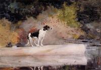 Homer, Winslow - Dog on a Log